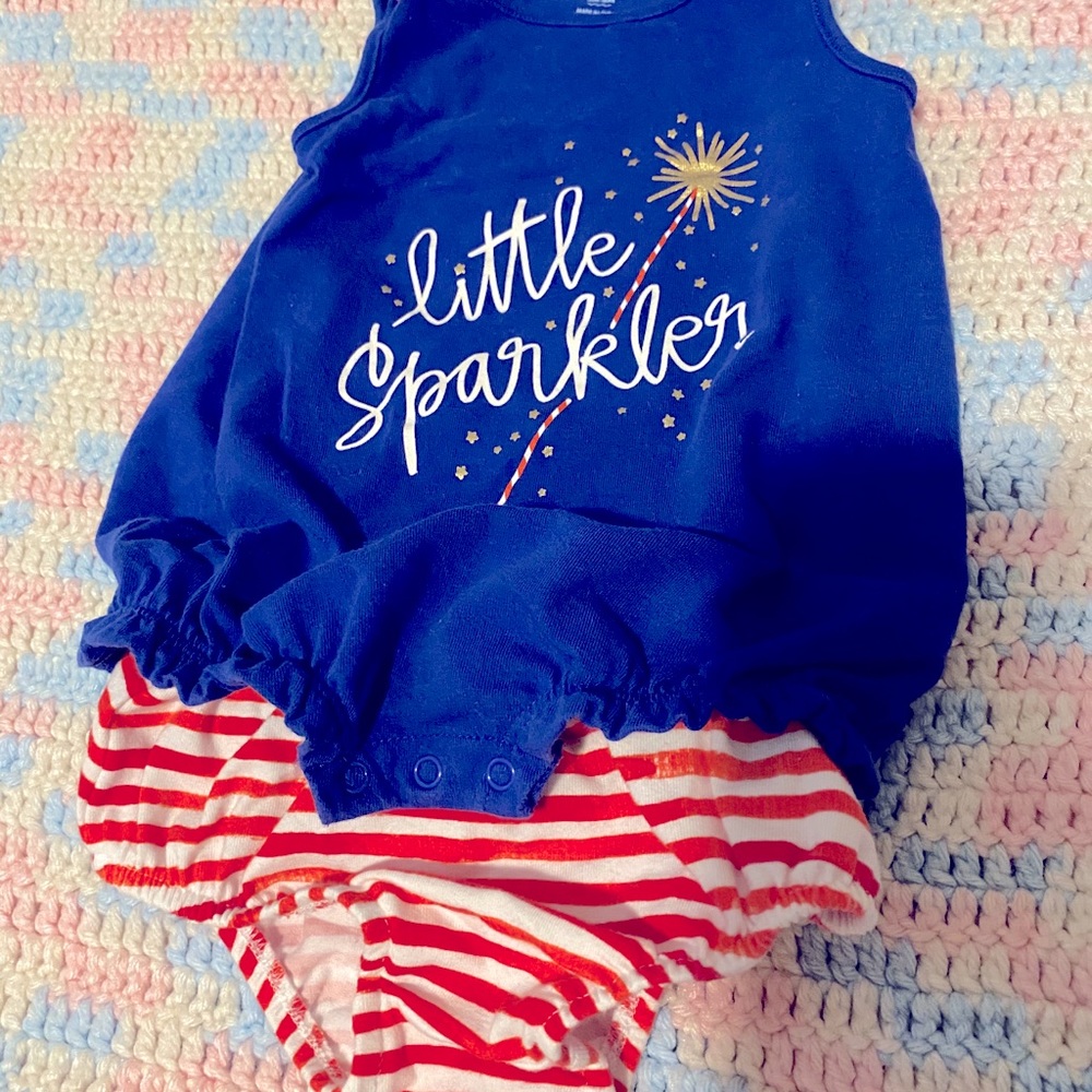 Red White & Blue Onesie